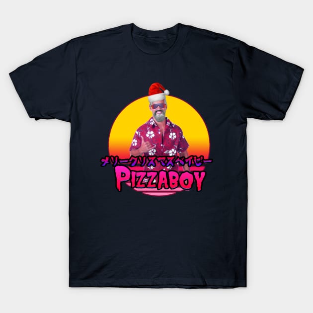 Pizzaboy Feliz Navidad Baby T-Shirt by Philliplovespizza